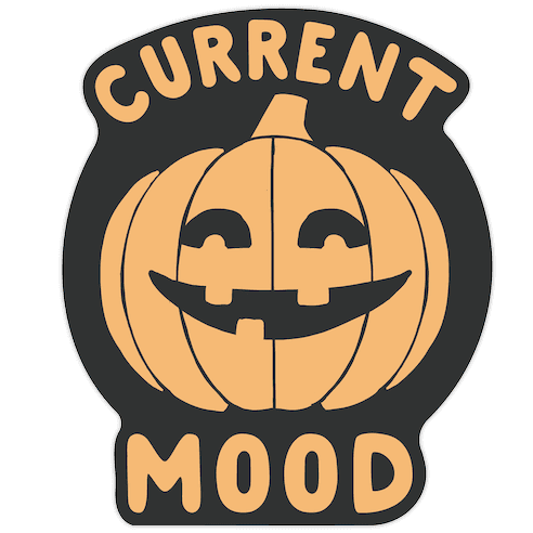 Current Mood: Halloween Die Cut Sticker