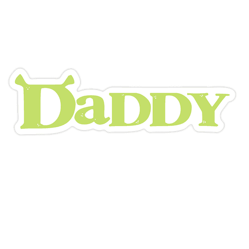 Daddy Die Cut Sticker
