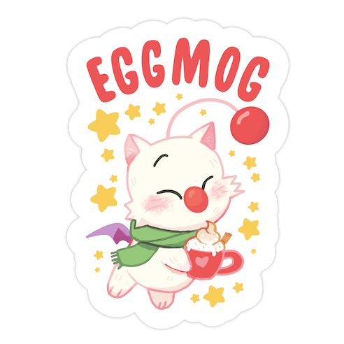 Eggmog Die Cut Sticker