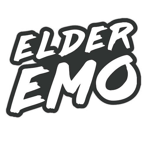 Elder Emo Die Cut Sticker