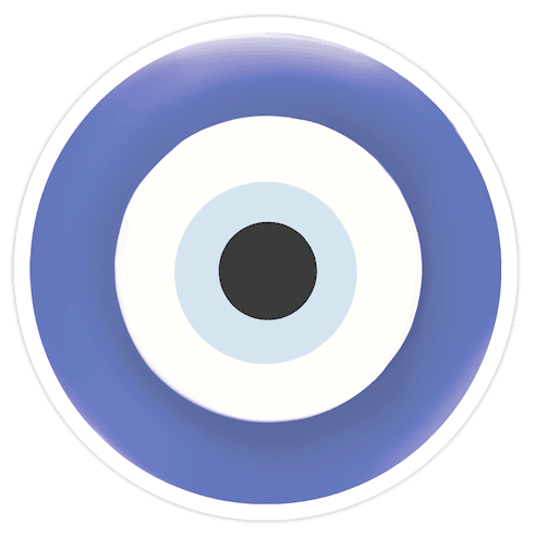 Evil Eye Die Cut Sticker