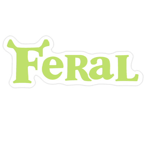 Feral Ogre Die Cut Sticker