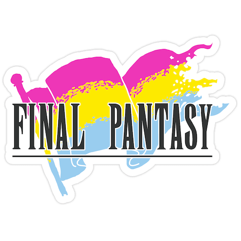 Final Pantasy Die Cut Sticker