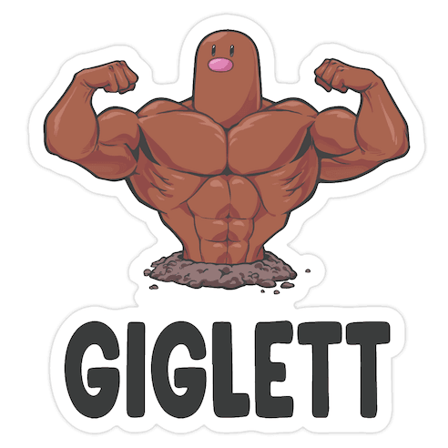 Giglett Die Cut Sticker