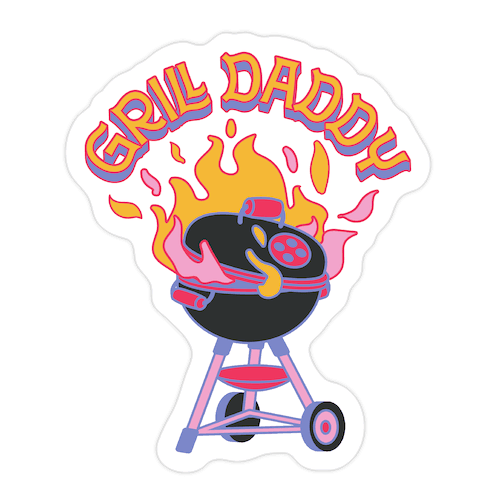 Grill Daddy Die Cut Sticker
