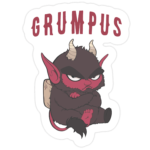 Grumpus Die Cut Sticker