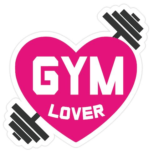 Gym Lover Die Cut Sticker