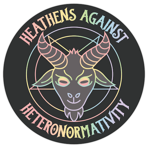 Heathens Against Heteronormativity Die Cut Sticker