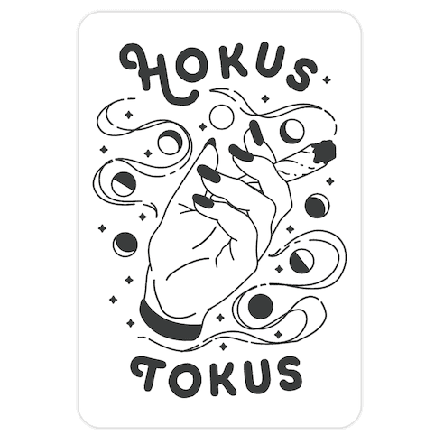 Hokus Tokus Die Cut Sticker