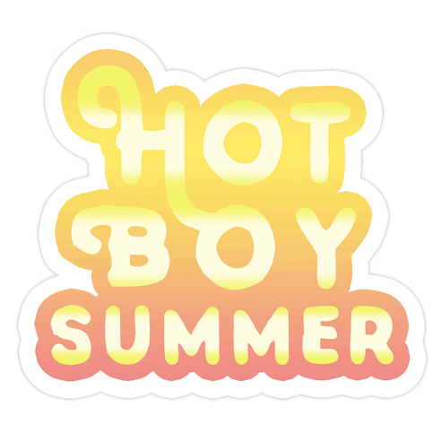 Hot Boy Summer Die Cut Sticker