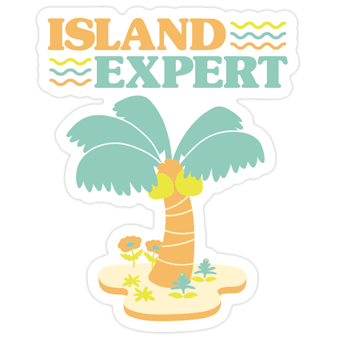 Island Expert (Animal Crossing) Die Cut Sticker