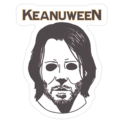 Keanuween - Keanu Halloween Die Cut Sticker