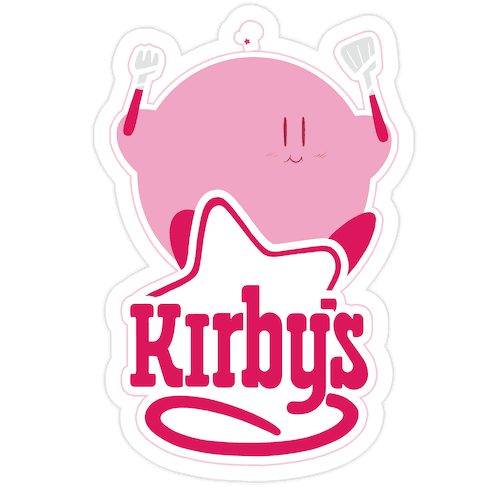 Kirby's Die Cut Sticker