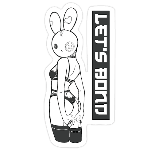 Let's Bond Die Cut Sticker
