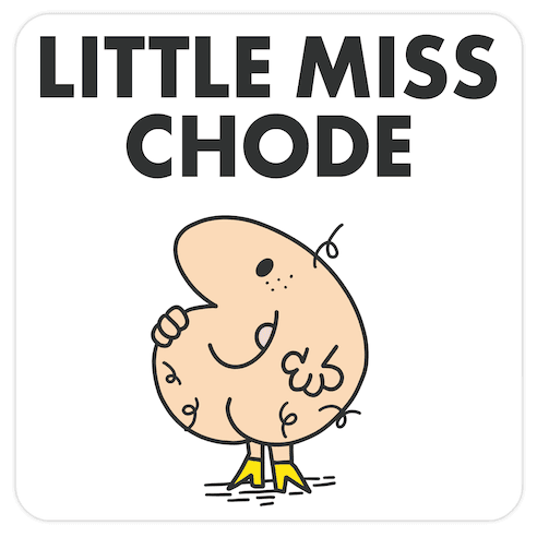 Little Miss Chode Die Cut Sticker