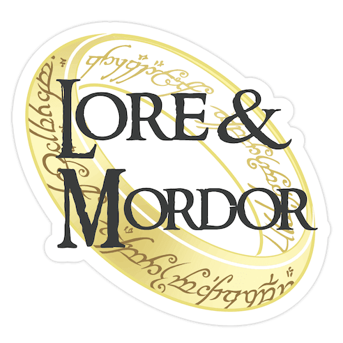 Lore and Mordor Die Cut Sticker