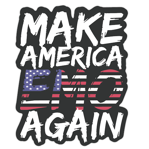 Make America Emo Again Die Cut Sticker