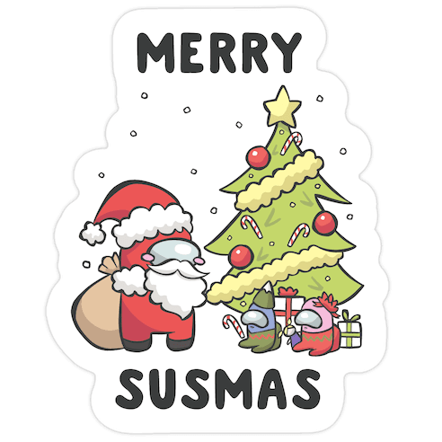 Merry Susmas Die Cut Sticker
