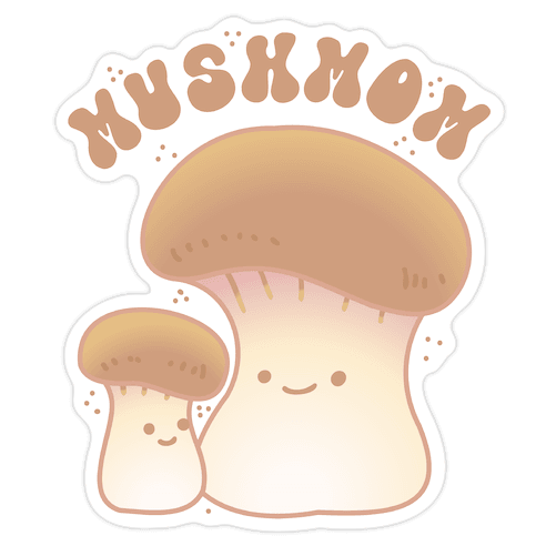 Mushmom (Mushroom Mom) Die Cut Sticker