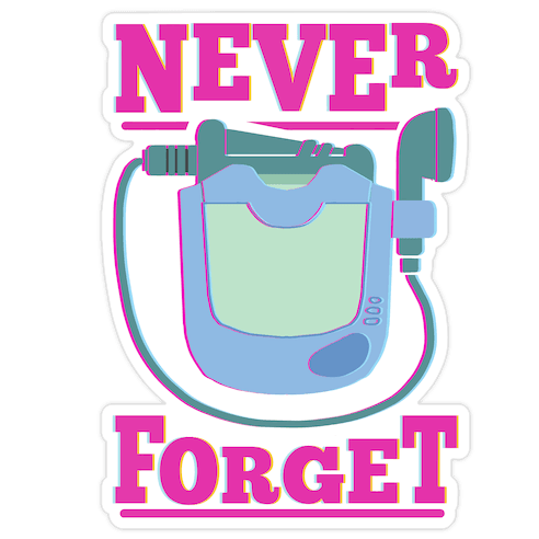 Never Forget Hit Clips Die Cut Sticker