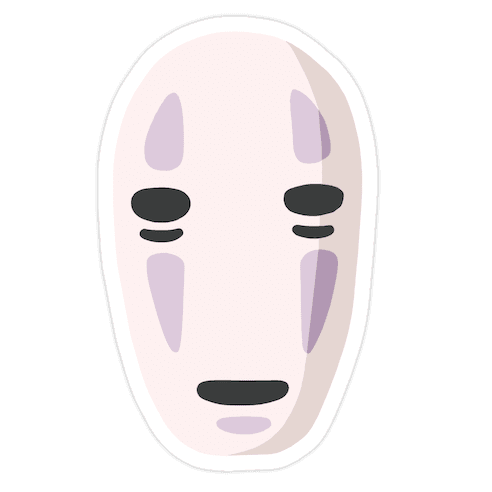 No Face Die Cut Sticker