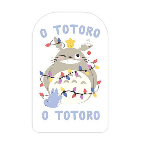 O Totoro, O Totoro Die Cut Sticker