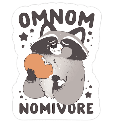 Omnomnomivore Die Cut Sticker