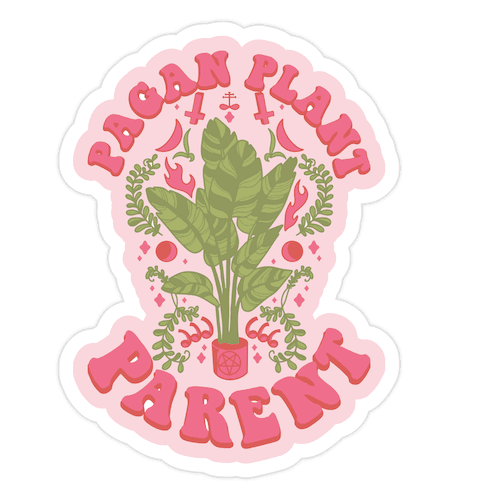 Pagan Plant Parent Die Cut Sticker