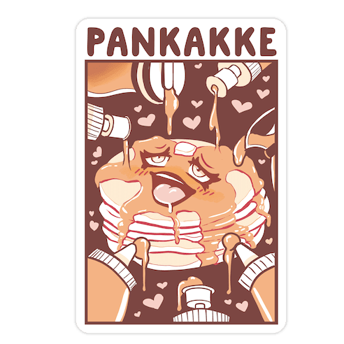 Pankakke Die Cut Sticker