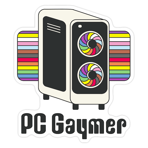 PC Gaymer Die Cut Sticker