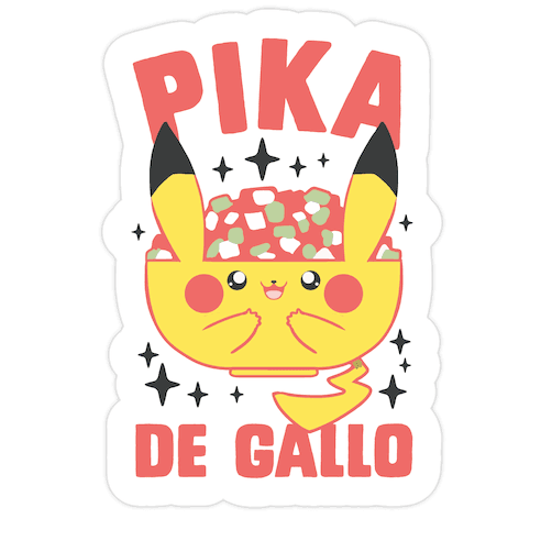 Pika De Gallo Die Cut Sticker