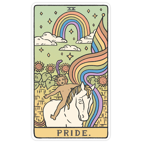 Pride Tarot Die Cut Sticker