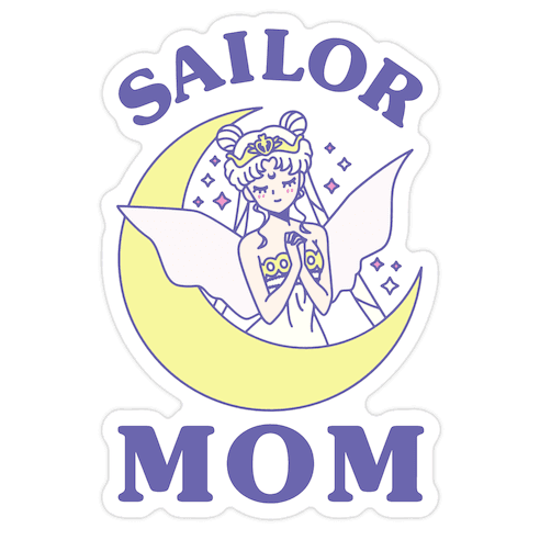 Sailor Mom Die Cut Sticker