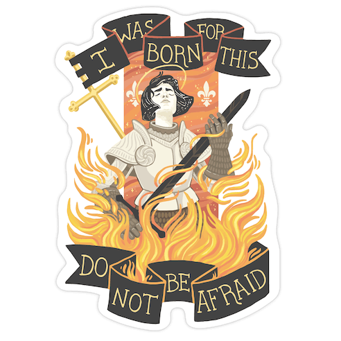 Saint Joan Of Arc Die Cut Sticker