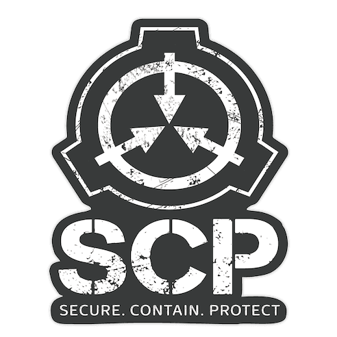SCP Secure. Contain. Protect Die Cut Sticker