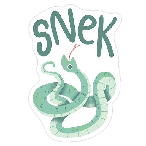 Snek Die Cut Sticker