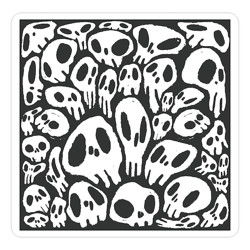 Soft Skulls Die Cut Sticker