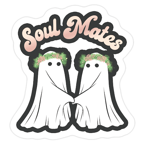 Soul Mates Die Cut Sticker