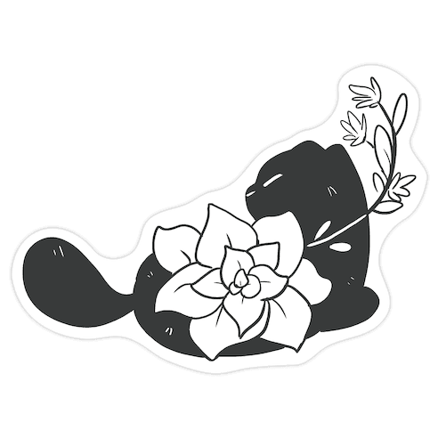 Succulent Cats Echeveria Die Cut Sticker