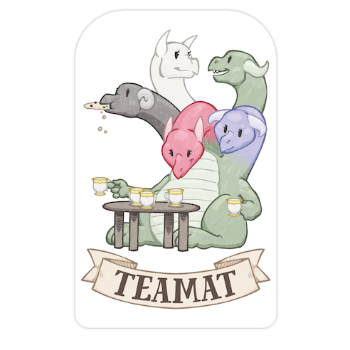 Teamat Die Cut Sticker