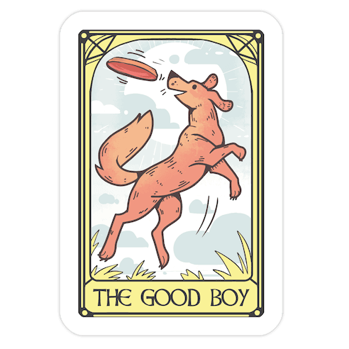 The Good Boy Die Cut Sticker