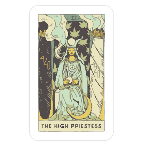 The High Priestess Die Cut Sticker