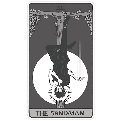 The Sandman Tarot Card Die Cut Sticker