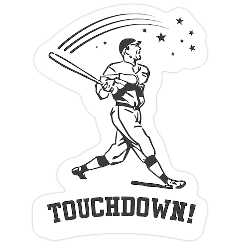 Touchdown Die Cut Sticker