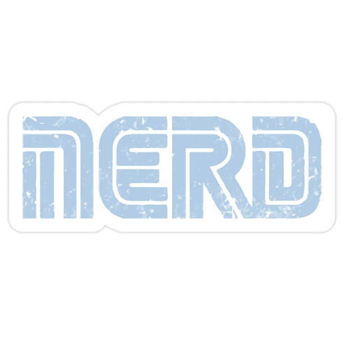 Vintage Sega Nerd Die Cut Sticker