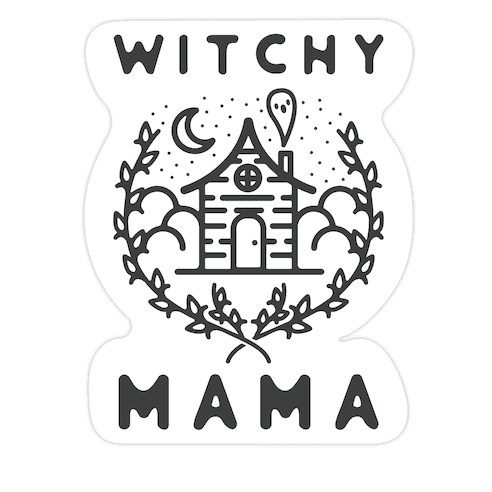 Witchy Mama Die Cut Sticker