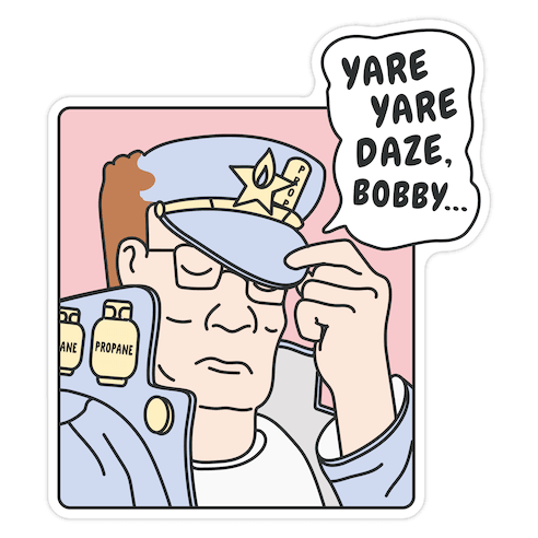 Yare Yare Daze, Bobby Die Cut Sticker
