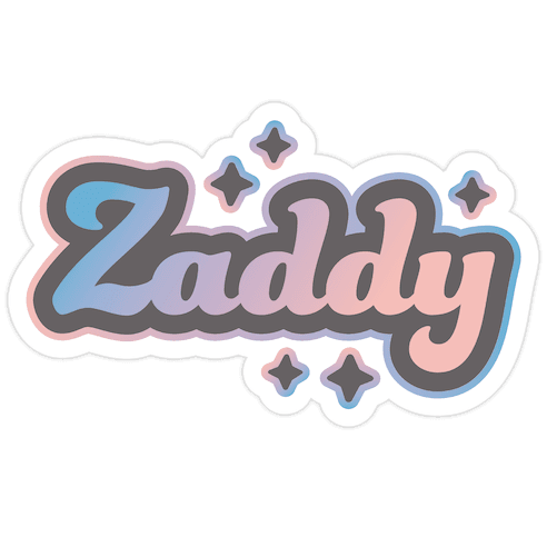 Zaddy Die Cut Sticker