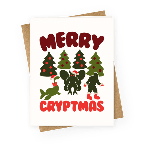 Merry Cryptmas Greeting Card