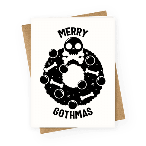 Merry Gothmas Greeting Card
